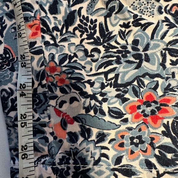Tory Burch butterfly and floral pants size 28 - Picture 5 of 9